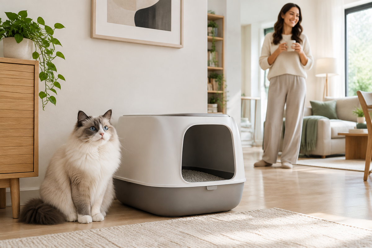 A Better Litter Box. A Happier Cat. A Less Miserable Human.