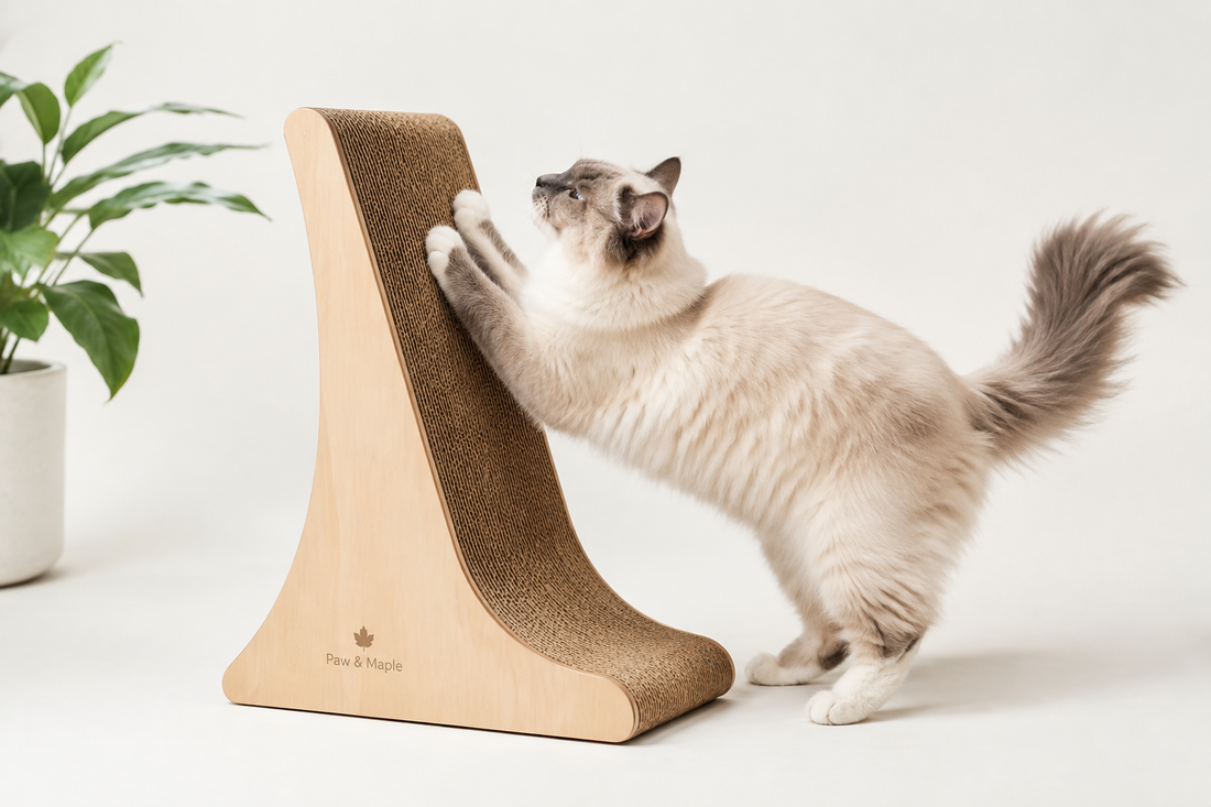 A Scratcher for Your Cat. A Little More Peace for Your Furniture.