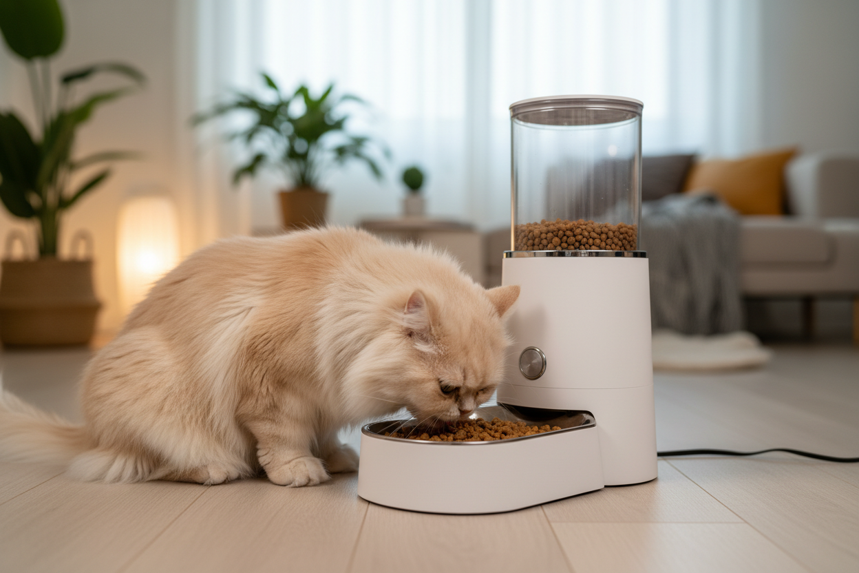 No More Overfeeding: How Smart Automatic Feeders Keep Indoor Cats Fit