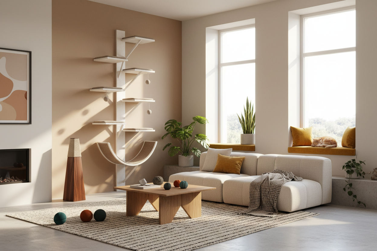 Creating a Chic and Enriching Environment for Your Cat