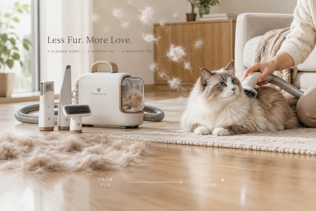 From Flying Fluff to Spotless Floors: Why Every Cat Parent Needs a Grooming Vacuum