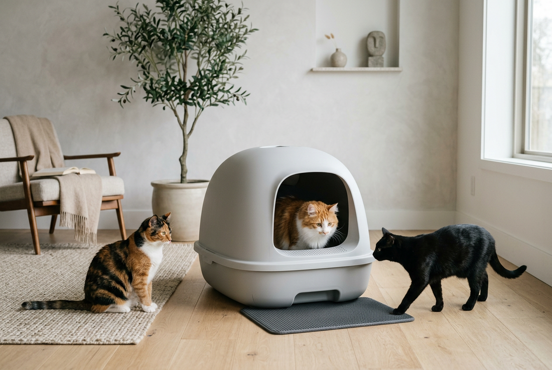 One Litter Box, Multiple Cats? Here’s What You Need to Know