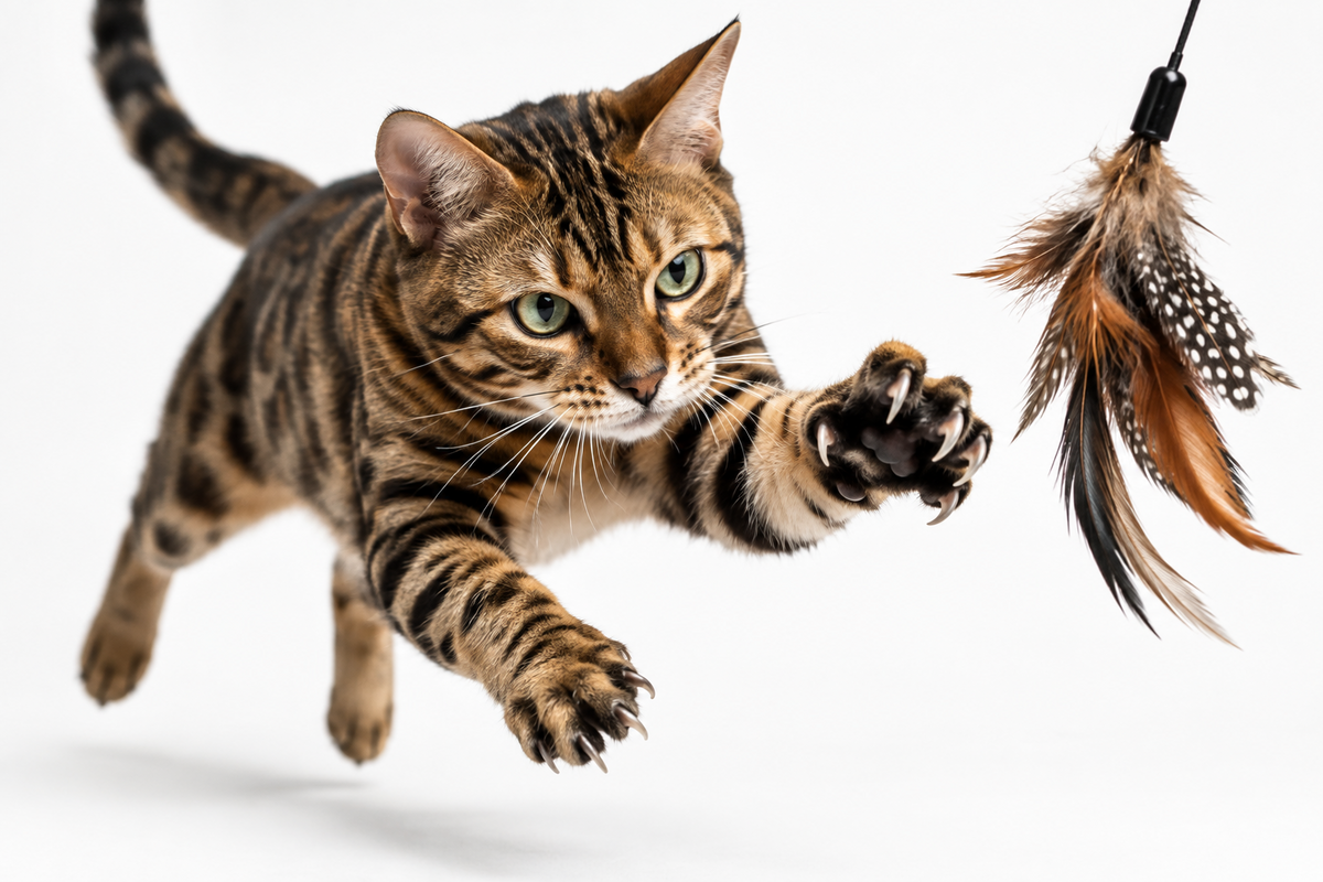 They Have Claws. They Have Energy. Give Them a Toy.