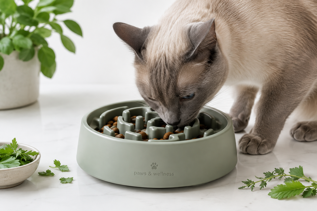 Weight Control Made Fun: How Slow Feeding Bowls Fight Feline Obesity