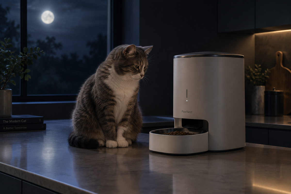 Your Cat Wants Dinner. You Want Sleep. There’s a Solution.