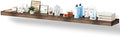 Floating Shelves for Wall, Bathroom Shelves Over Toilet, Wall Shelves & Book Shelf for Room, Hanging Shelf, Modern Wooden Mounted Floating Shelves, 48x7x1.5 in (Smoke Gray, Set of 1)
