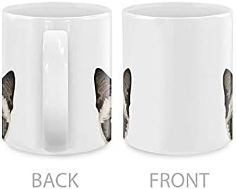 MUGBREW Siamese Kitten Cat Ceramic Coffee Mug Tea Cup, 11 OZ