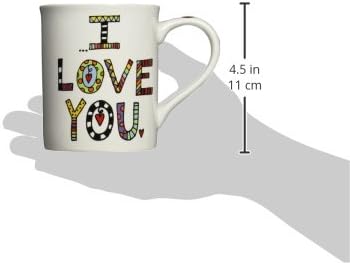 Our Name is Mud “I’ll Always Love You” Cuppa Doodle Porcelain Mug, 16 oz.