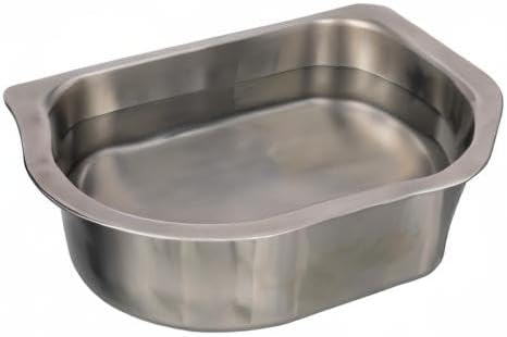 Neater Pets Stainless Steel Water Bowl for Cats or Dogs - Fits Inside of Neater Slow Feeder Double Diner, 8.5 Cups