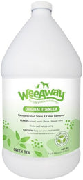 Wee Away Original Formula Concentrated Stain & Odor Remover, Enzyme Cleaner, Pet Urine Odor Neutralizer, Pet Mess Remover for Carpet & Furniture, Green Tea Scent, 1 Gallon