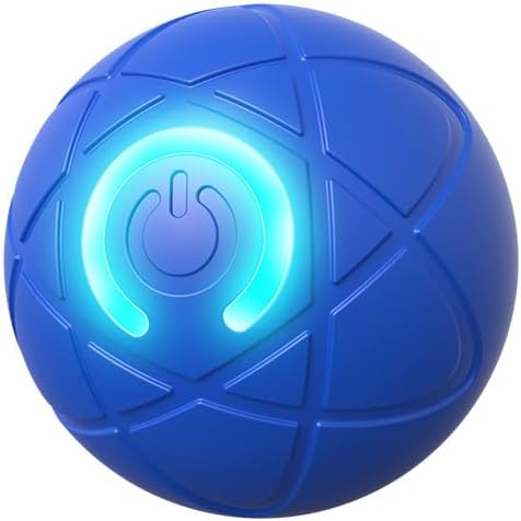 Interactive Dog Toys，Automatic Moving, Bouncing, and Rotating Dog Balls，IPX7 Waterproof Rating, Active Rolling Ball for Medium and Little Dogs (Blue, Style 2)