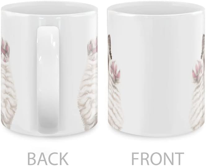 MUGBREW Cute Chocolate Bicolor Ragdoll Cat Paws Up Ceramic Coffee Mug Tea Cup, 11 OZ