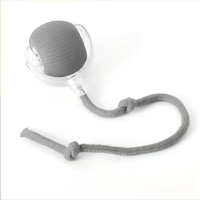 Interactive cat Toy Ball Chaser led recharable USB (Grey)