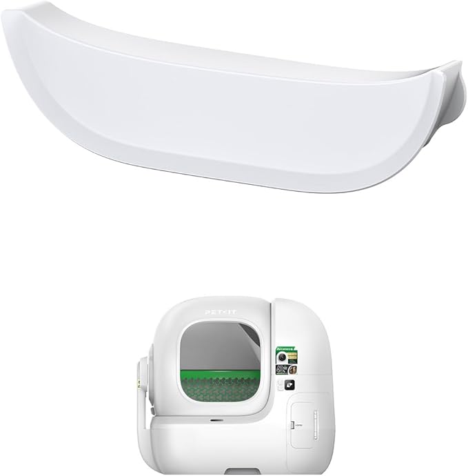 PETKIT Elevated Entrance Fence for Purobot Max Pro 2 Self-Cleaning Cat Litter Box, Anti-Leak Urine and Litter Baffle, Increase Threshold for Automatic Litter Box, Less Mess