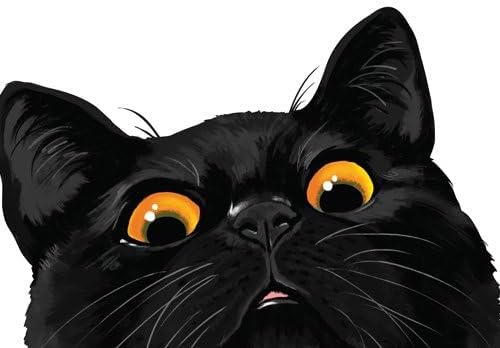 MUGBREW Black Bombay Kitten Cat Ceramic Coffee Mug Tea Cup, 11 OZ