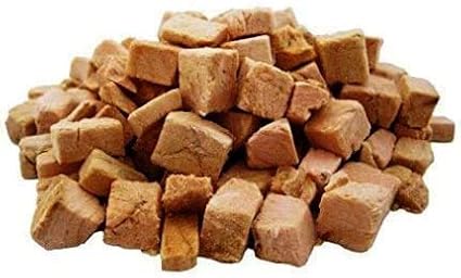 Life Essentials by Cat-Man-Doo Freeze Dried Salmon Crunchies Dog Treats, Wild Caught Single Ingredient, Healthy Dog Treats, 5 oz