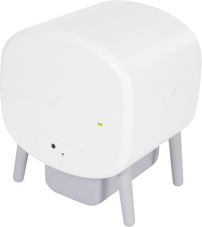 Smart Cat Litter Box,Detachable Self Cleaning Cat Litter Box, Smart Kitten Litter Box for Multiple Cats with APP Intelligent Detection for Bentonite Litter, Tofu Litter 21.65 * 19.68 * 26.18"