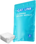 CATLINK Cleaning Brush Replacement for Cat Litter Box, Including 8 Packs