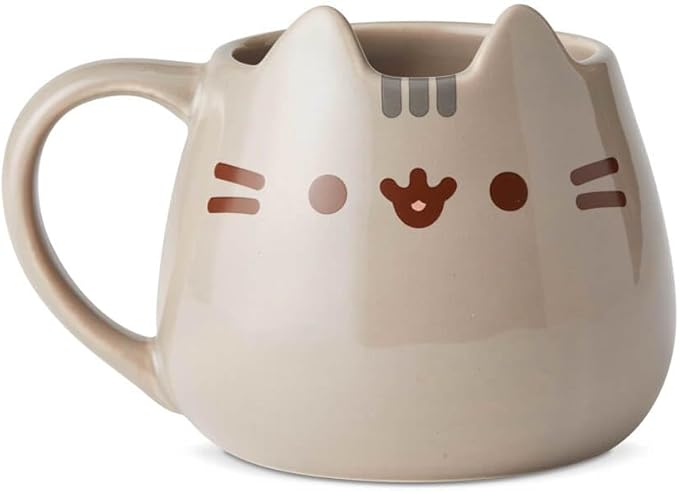 Enesco 6002676 Name is Mud “Pusheen Sculpted Mug, 16 oz., Multicolor