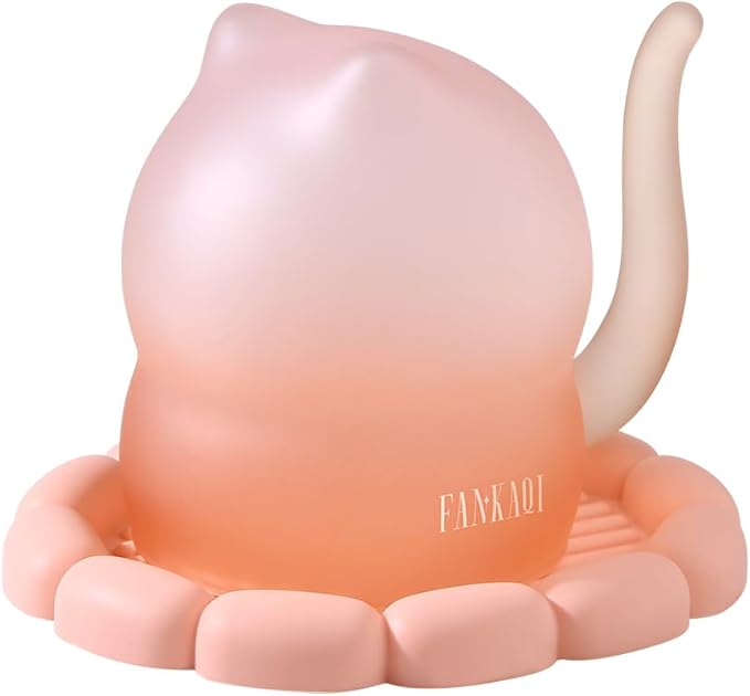 The Color of Dopamine Cat Mug with Silicone Coaster - Vibrant High Borosilicate Glass Cups, Cute Mugs for Coffee, Tea & Hot Chocolate, Aesthetic & Funny Gift for Desk, Home Decor & Mug Exchange