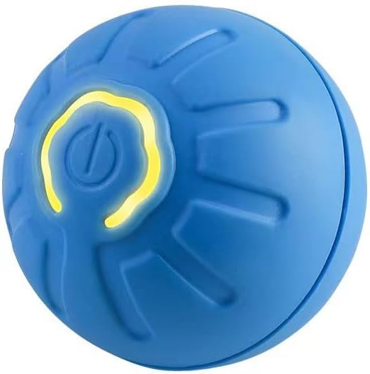 Interactive Dog Toys，Automatic Moving, Bouncing, and Rotating Dog Balls，IPX7 Waterproof Rating, Active Rolling Ball for Medium and Little Dogs (Blue, Style 3)