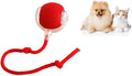 Interactive Rolling Dog & Cat Toy - Smart 360° Automatic Electric Ball, Chewable & Self-Rolling, Viral Fun for Indoor Pets, Stimulates Exercise & Play, Ideal for Dogs and Cats (Red)