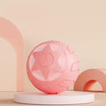 Generic Interactive Cat Toys Ball with LED Lights, Cat Toys, Automatic Moving Rolling Ball for Indoor Cats, Cat Automatic Toy (Pink-Star)