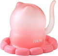 The Color of Dopamine Cat Mug with Silicone Coaster - Vibrant High Borosilicate Glass Cups, Cute Mugs for Coffee, Tea & Hot Chocolate, Aesthetic & Funny Gift for Desk, Home Decor & Mug Exchange