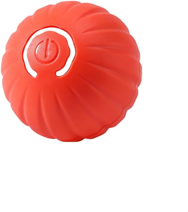 Interactive Dog Toys，Automatic Moving, Bouncing, and Rotating Dog Balls，IPX7 Waterproof Rating, Active Rolling Ball for Medium and Little Dogs (Orange, Style 4)
