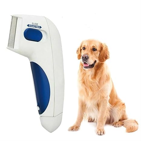 Electric Pet Grooming Comb –Pet Comb Grooming Comb Brush for Dogs Cats Effective Remove Dog & Cat Hair Remover Brush Suitable for Long & Short Hair (ONE SIZE)