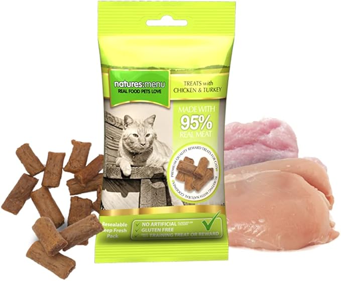 GHG Natures Menu Cat Treat Chicken & Turkey 12x60gm