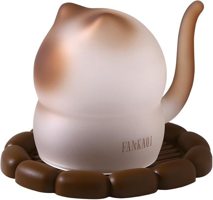 The Color of Dopamine Cat Mug with Silicone Coaster - Vibrant High Borosilicate Glass Cups, Cute Mugs for Coffee, Tea & Hot Chocolate, Aesthetic & Funny Gift for Desk, Home Decor & Mug Exchange