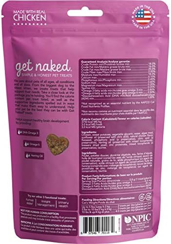 Get Naked 1 Pouch Kitten Health Soft Treats, 2.5 Oz
