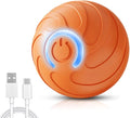 Interactive Dog Ball, 2026 New Vibrating Dog Ball Toy, Automatic Rolling Ball for Small Dogs, Self Moving Smart Jumping Bouncing and Rotating Pets Toy to Keep Them Busy (Orange)