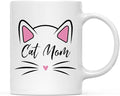 Andaz Press Funny Cat Lover 11oz. Ceramic Coffee Tea Mug, Cat Mom, 1-Pack, for Cat Mom, Birthday Christmas Ideas, Includes Box