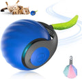 Speedy 3.0 Tail Cat Toy, 2026 New Speedy Tail Interactive Cat Toy for Indoor Cats, 2 Speed Adjustment- Automatic Moving Smart Cat Toys Ball with Tail for Bored Indoor Cats Dogs (Blue)