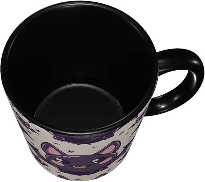 Bat Coffee Mug 11 OZ Ceramic Tea Cup Novelty Mugs Funny Coffee Cups with Handle