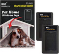 KLC Pet Odor Absorbing Charcoal Air Freshener - Stick-On Tag, 2-Pack Deodorizer for Litter Box, Dog Crate & Cat Litter Area Odor Eliminator
