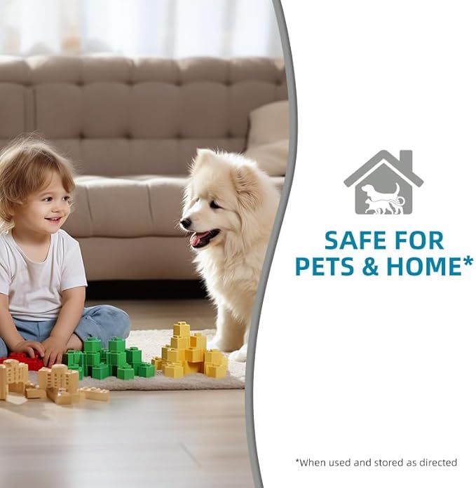 Pet Odor Eliminator Spray, Stain Remover Spray for Carpets, Floors, Furniture, Deodorizer for Dogs Cats Pets, Long-Lasting Natural Cotton Fresh Scent