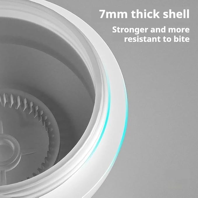 Smart Interactive Dog Toy Ball, USB Rechargeable Automatic Rolling & Bouncing Pet Ball with RGB Lights for Dogs and Cats