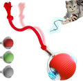 Yilia Interactive Cat Toys for Indoor Cats, 2026 Upgrade Kitten Toys to Relieve Boredom for Indoor Cats, mart Automatic Electric Balls Toys for Bored Cats Dogs (Red)
