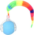 Interactive Cat Toy Ball - Rechargeable Automatic Moving Toy, Interactive Cat Rolling Ball,for Home Apartment Living Room House Balcony Floor Carpet