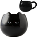 Cute Black Cat Mug for Coffee and Tea, 12 Oz Ceramic Kitty Cup for Women and Men, Cat Themed Choice for Cat Lovers