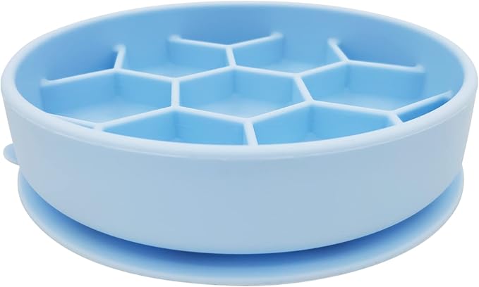 Mr. Peanut's Interactive Slow Feed Dog Bowl, Fun Healthy Bloat Stop Feeder (Small)