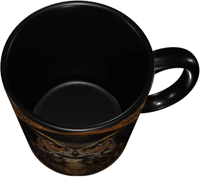 Owl Coffee Mug 11 OZ Ceramic Tea Cup Novelty Mugs Funny Coffee Cups with Handle