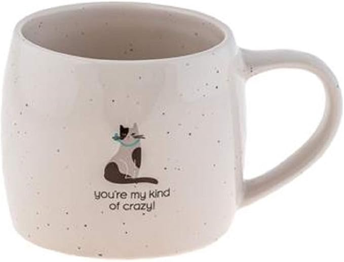 Karma Gifts Reese Ceramic Mug - 16-Ounce Coffee Cup - Cute Mugs for Women and Men - Cat