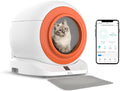 3.0 Self Cleaning Litter Box, 65L +9L, All Litter Compatible,Extra Large Automatic Litter Box for Multiple Cats with Garbage Bags, Odor Control Device，Mat, App Control, 2024 Upgrade