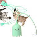 AIIONP Indoor Cat Toys, Interactive Cat Toys Ball for Indoor, Automatic Rolling Ball Cat Toys, USB Rechargeable, Fun Electric Cat Toy for Activate Natural Hunting (Green)