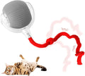 Smart Interactive Cat Toy Ball with Auto Obstacle Avoidance, 2 Mode Rolling Rechargeable Toy to Relieve Boredom, Quiet Durable Toy for Indoor Cats (Grey)