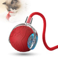 Interactive Cat Toys for Indoor Cats, 2026 New Smart Interactive Ball for Cats & Dogs, Electric Rolling Ball Toy for Bored Indoor Adult Cat to Keep Them Busy (Red)